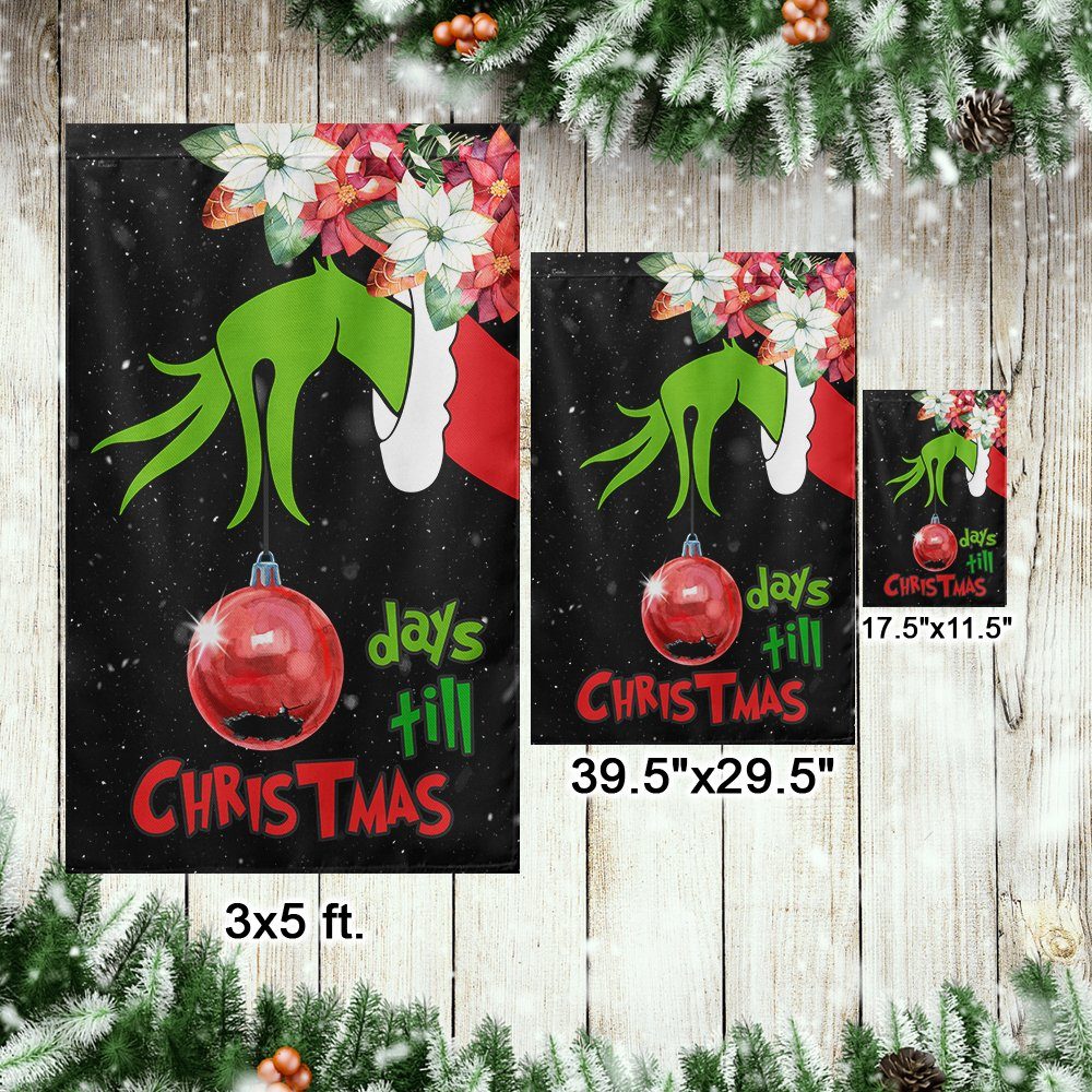 Grinch Flag Days Till Christmas LNT814F Flagwix