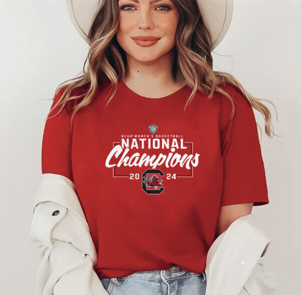 South Carolina Gamecocks 2024 Ncaa Women’s Basketball National Champions Schedule Shirt