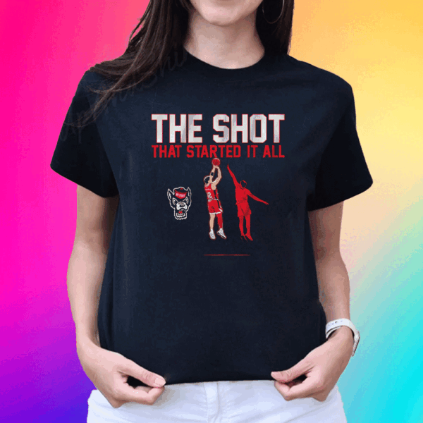 NC STATE BASKETBALL: MICHAEL O'CONNELL THE SHOT THAT STARTED IT ALL SHIRT