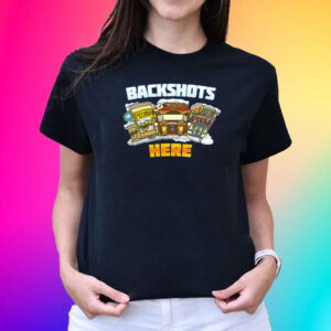Backshots Here Club Penguin T-Shirt