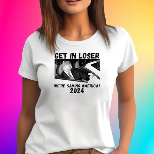 Trump 2024 Saving America President Trump Gifts T-Shirt