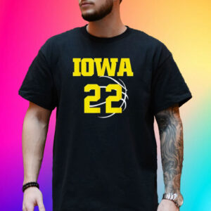 IOWA 22 Jersey #22 Golden Yellow Sports Team Jersey Number T-Shirt