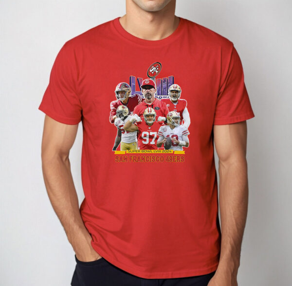 San Francisco 49ers Super Bow Lviii 2024 T-Shirt