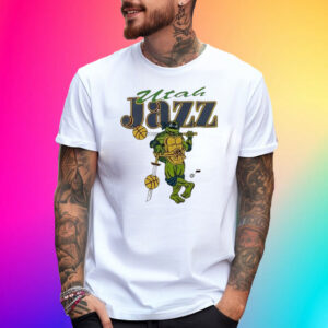 Tmnt Leonardo x Utah Jazz Mascot Shirts