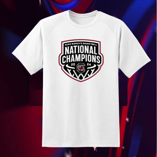 South Carolina Gamecocks 2024 Ncaa Women’s Basketball National Champions Logo Shirt