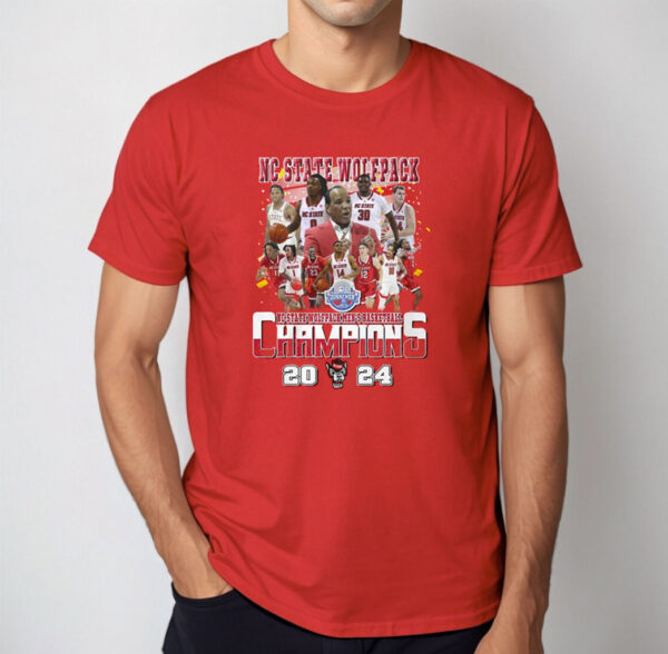 Mens Basketball Tournament Champions Nc State Wolfpack 2024 Shirt