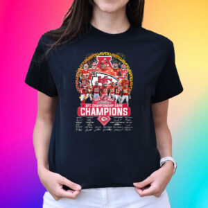 Chiefs 2023-2024 AFC Championship Game Champions Signature T-Shirt