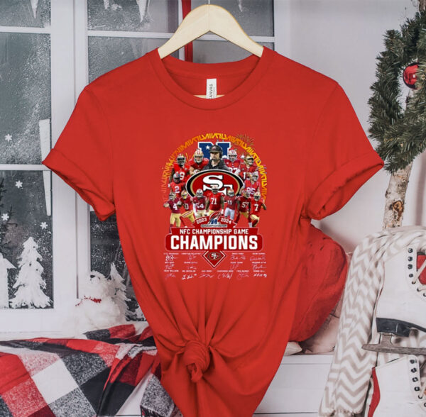 49ers 2023 2024 NFC Championship Game Champions T-Shirt