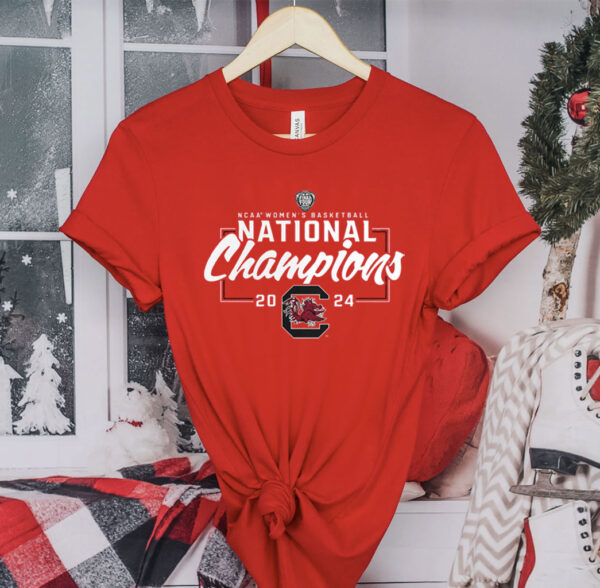 South Carolina Gamecocks 2024 Ncaa Women’s Basketball National Champions Schedule Shirt