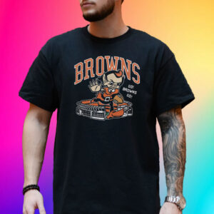 Cleveland Browns Brownie Stiff Arm Stadium 2024 Shirt
