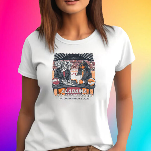 Alabama Vs Tennessee Saturday March 2 2024 T-Shirt