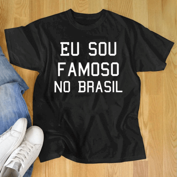 Vincent Martella Eu Sou Famoso No Brasil T Shirt