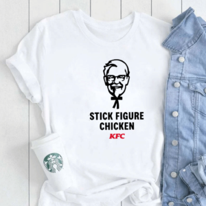 Stick Figure Chicken T Shirt