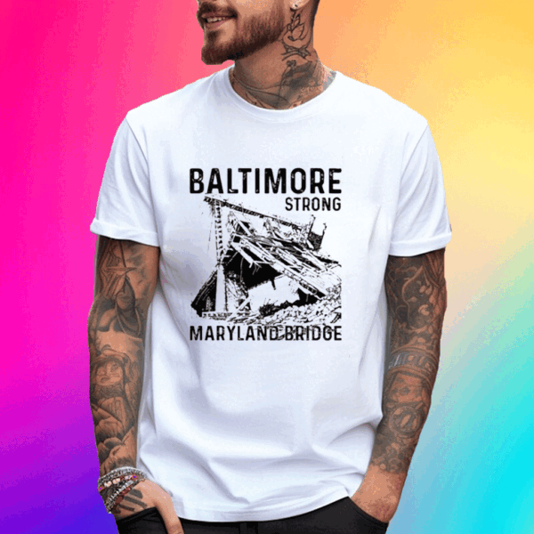 Baltimore Strong Maryland Bridge Vintage T-Shirt