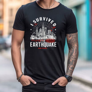 I Survived The Great NYC Earthquake April 2024 T Shirts