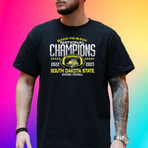 South Dakota State Jackrabbits Back To Back Fcs Football National Champions T-Shirt