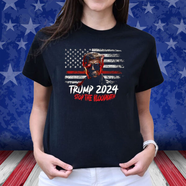 Trump 2024 Stop The Bloodbath Premium T-Shirt