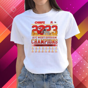 2023 AFC West Division Champs KC Wolf Chiefs Kingdom Shirts