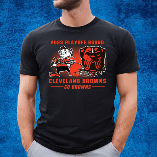 2023 Play Off Cleveland Browns Go Brown T-Shirt