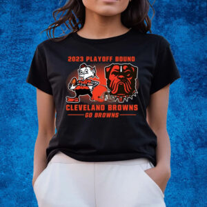 2023 Play Off Cleveland Browns Go Brown T-Shirts