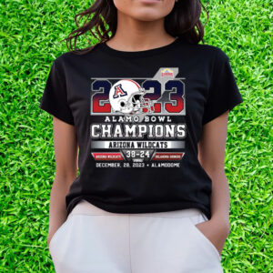 2023 Valero Alamo Bowl Champions Arizona Wildcats 38 – 24 Oklahoma Sooners December 28, 2023 – Alamodome T-Shirts