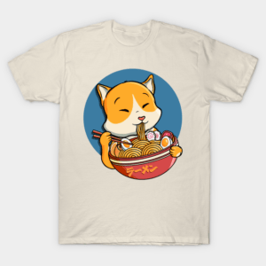 Cat Ramen Cute T-Shirt Unisex