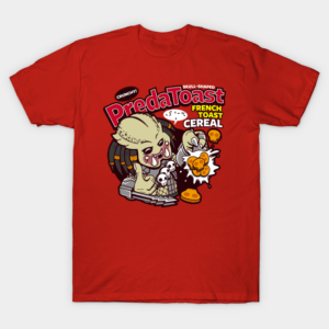 Predator Predatoast 80’s Sci-fi Alien Yautja Breakfast Cereal T-Shirt Unisex