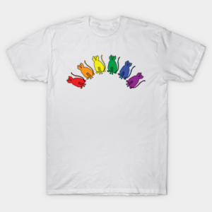 Pride Cats Rainbow T-Shirt Unisex