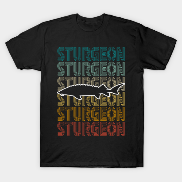 Retro Sturgeon Lover T-Shirt Unisex