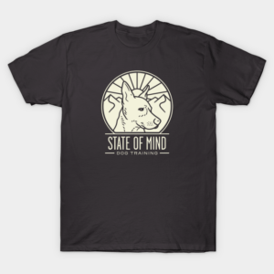 State of Mind Dog Training cream logo T-Shirt Unisex