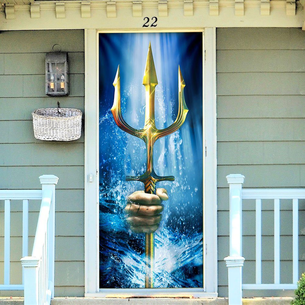 2022 Aqua Door Cover Aqua Man Poseidon Trident LNT584D