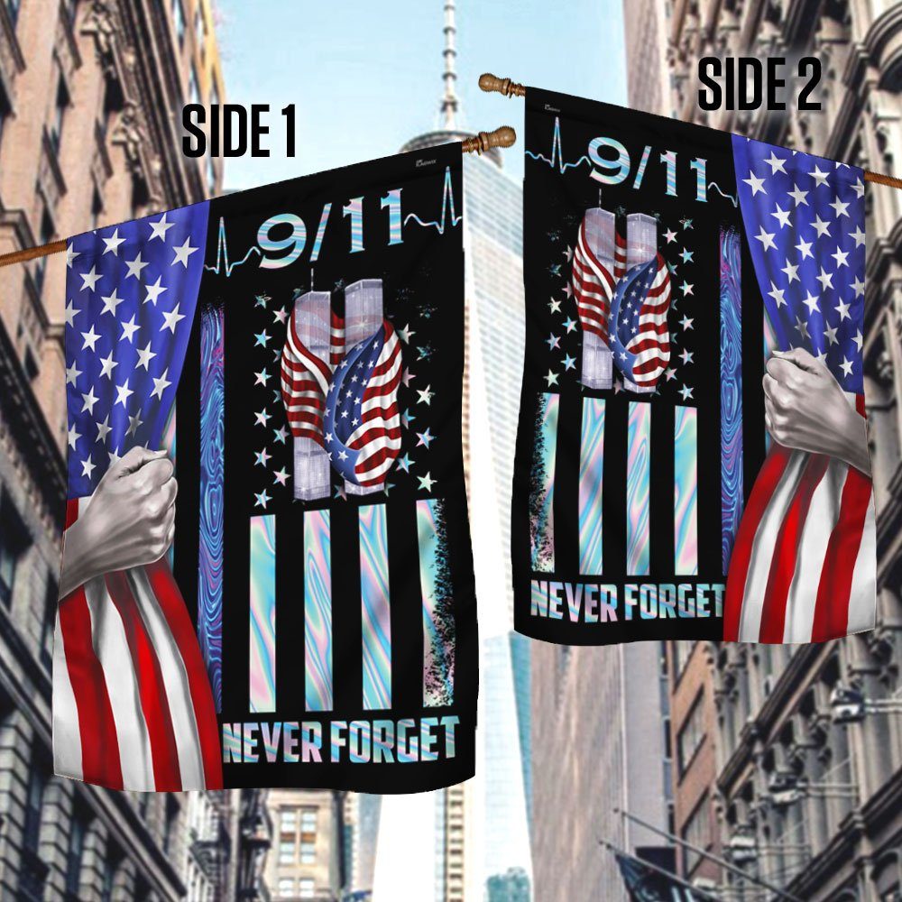 911 Flag Never Forget 20th Remembrance DDH2744Fv1