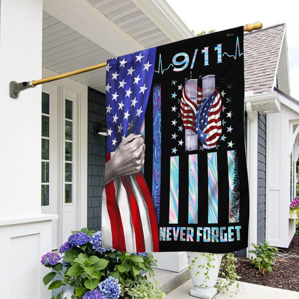 911 Flag Never Forget 20th Remembrance DDH2744Fv1