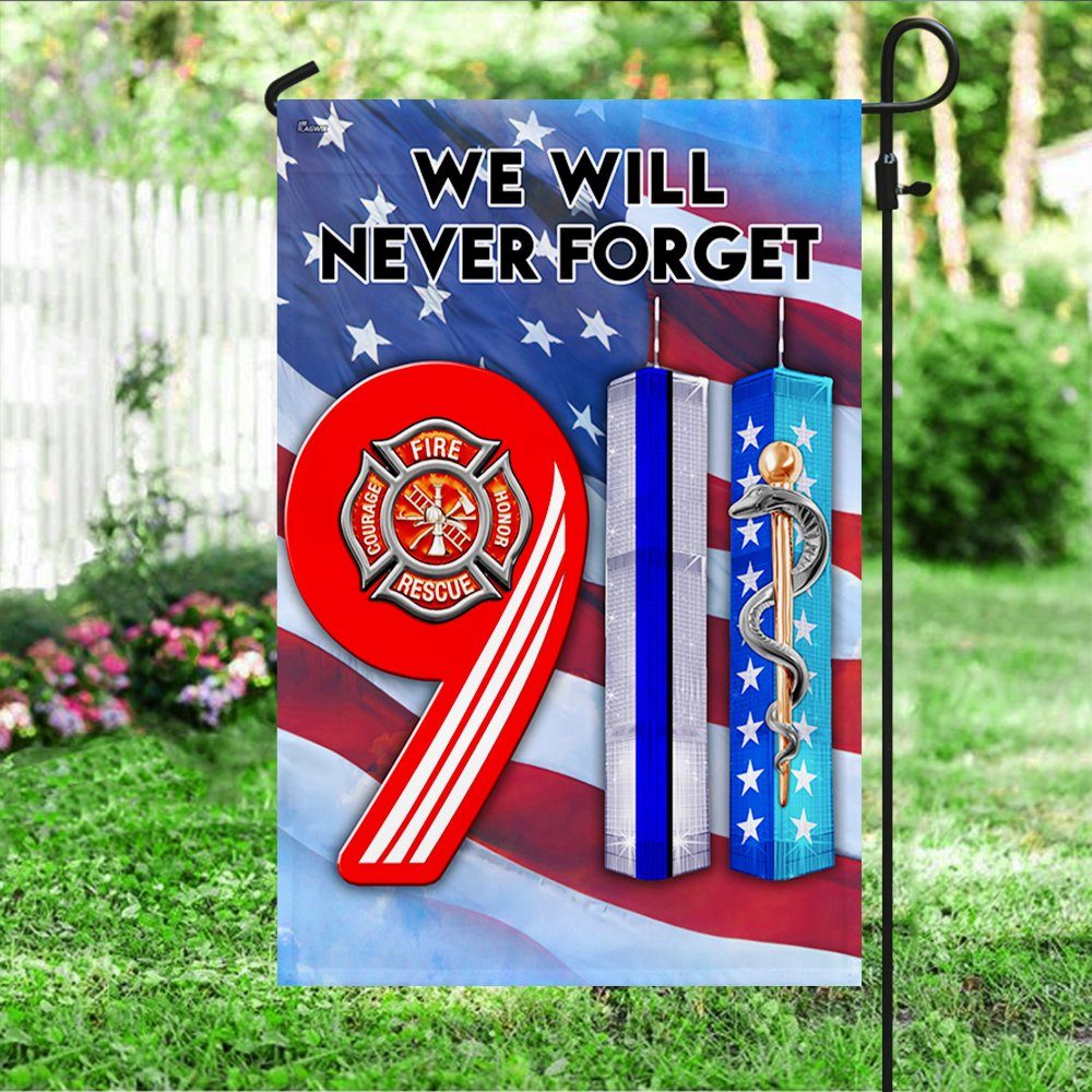 911 Flag We Will Never Forget BNN354F