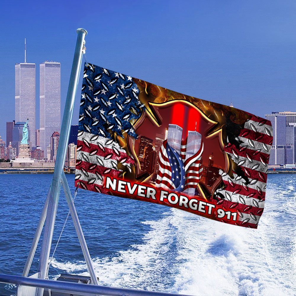 911 Grommet Flag Never Forget BNN403GF