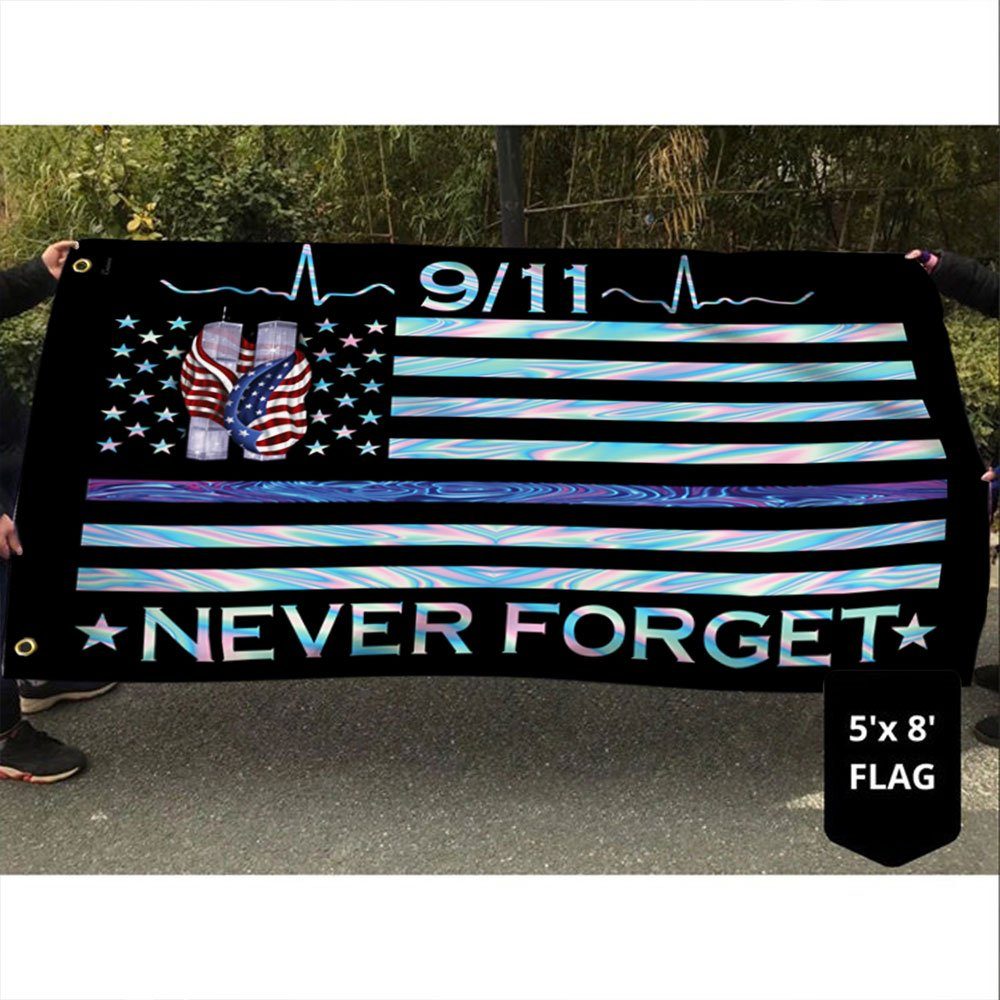 911 Grommet Flag Patriot Day Never Forget DDH2744F