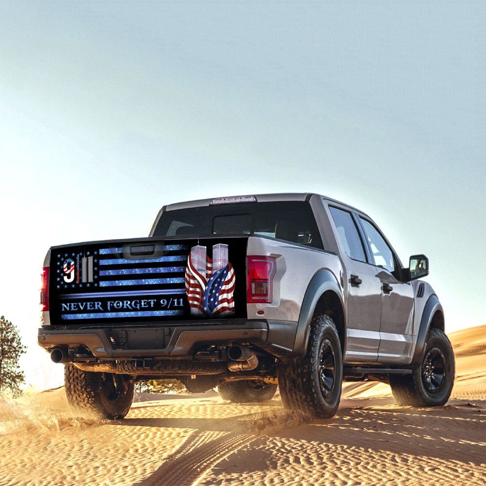 9/11 Never Forget Memorial Truck Tailgate Decal Sticker Wrap DDH2741F 9/11 Never Forget Memorial Truck Tailgate Decal Sticker Wrap DDH2741F