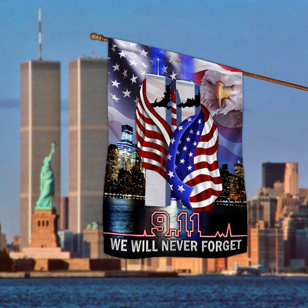 911 Patriot Day Flag 9/11 Never Forget TQN342F