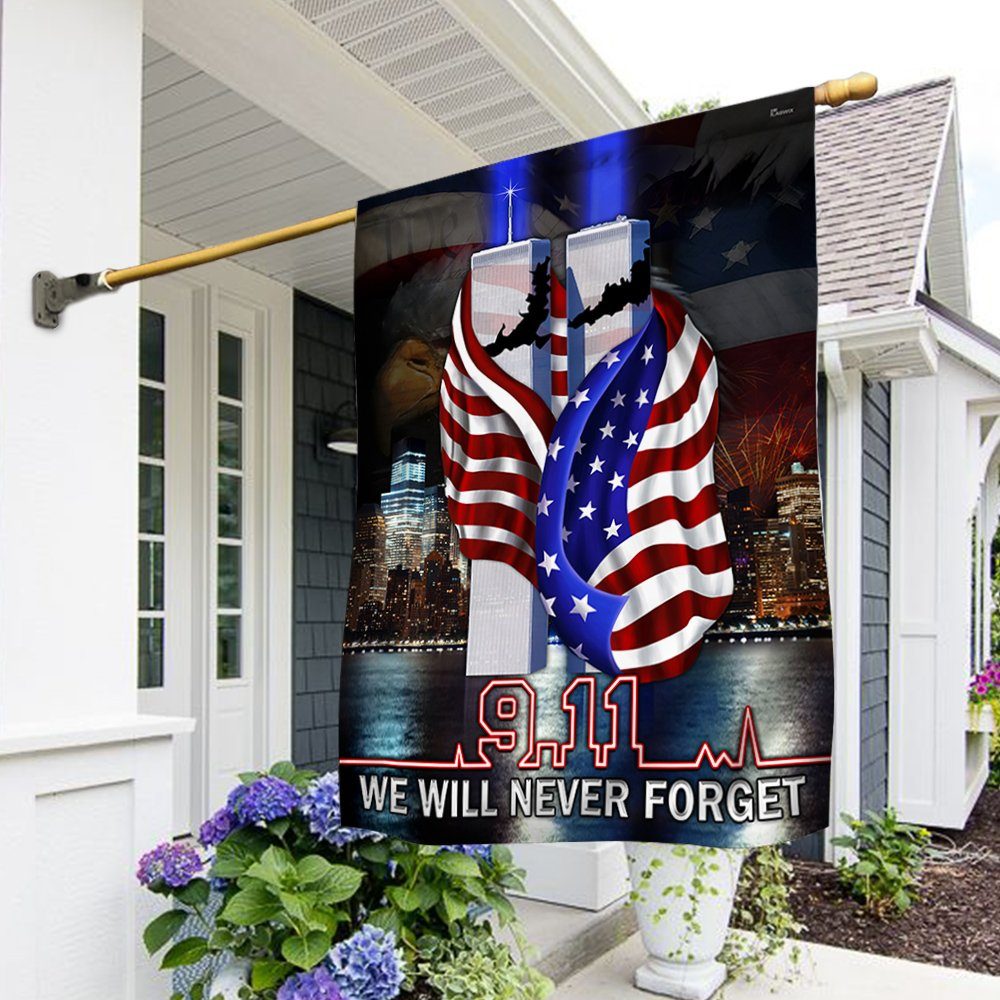 911 Patriot Day Flag 9/11 Never Forget TQN342Fv1