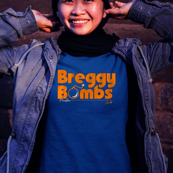 Alex Bregman Breggy Bombs T Shirt, Houston