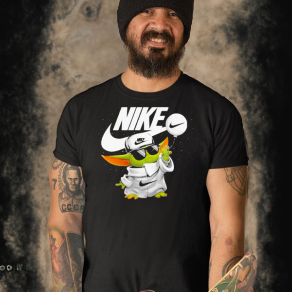 Baby Yoda Nike Star War Shirt