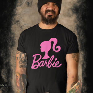 Barbie Barbie Pink Logo Glitter T Shirt