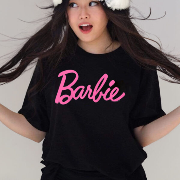 Barbie Logo Raglan Baseball Tee Shirt