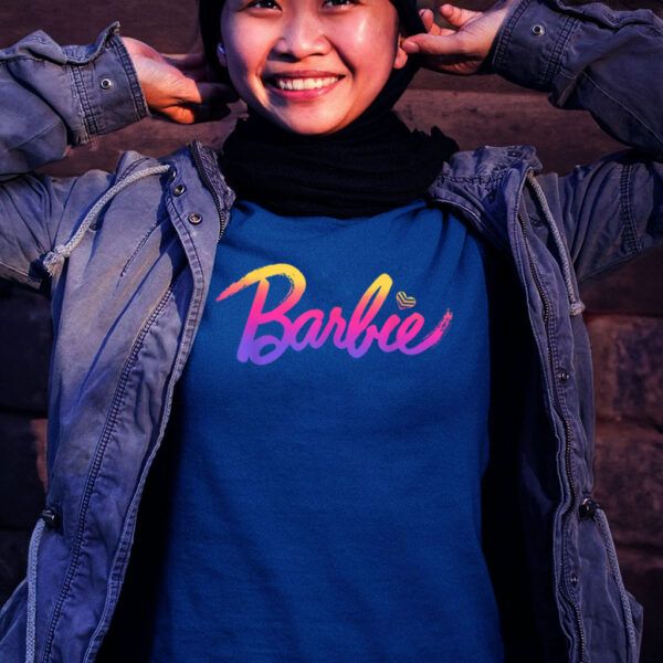 Barbie Pink Gradient Logo Shirt