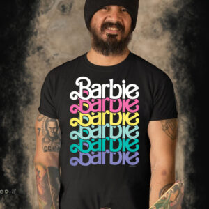 Barbie Stacked Spring Logo T Shirt