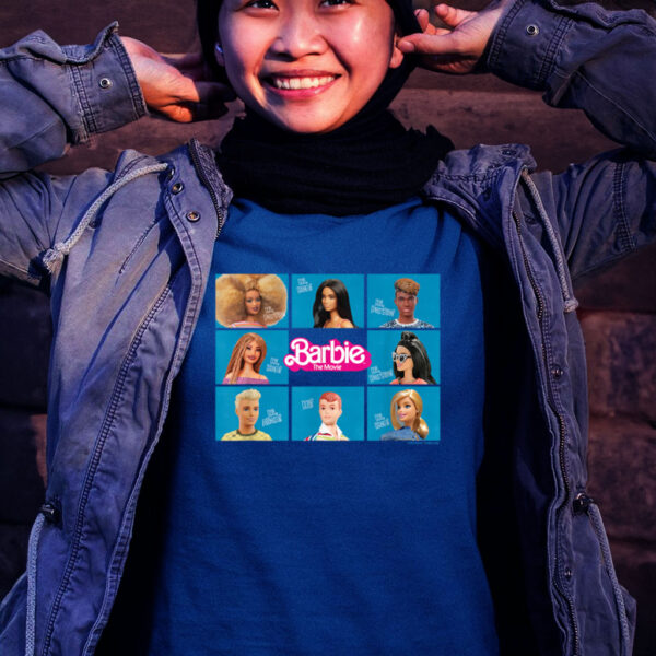 Barbie The Movie Grid Shirt