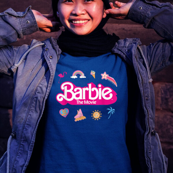 Barbie The Movie Movie Logo Icons Shirt