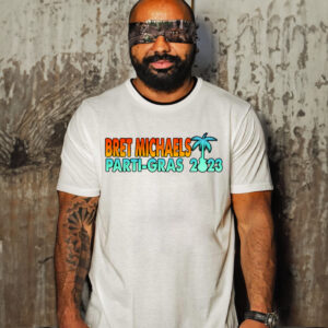 Bret Michaels Parti Gras 2023 Logo Shirt