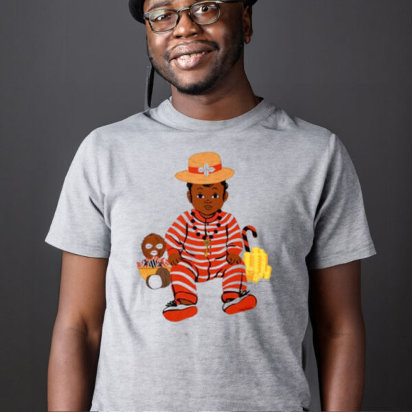 Child Elegua cartoon t shirt