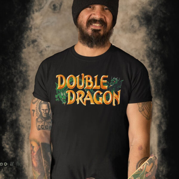 Double Your Dragon Typography shirt